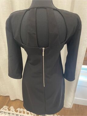 Black Peek a boo back. Very Sexy!! Sheath Dress with Back Zip